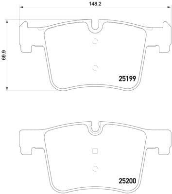 Brembo Bremsscheiben Coated + Beläge Vorne + Hinten für BMW 3 3er Touring F31 F36 von Brembo Bundle