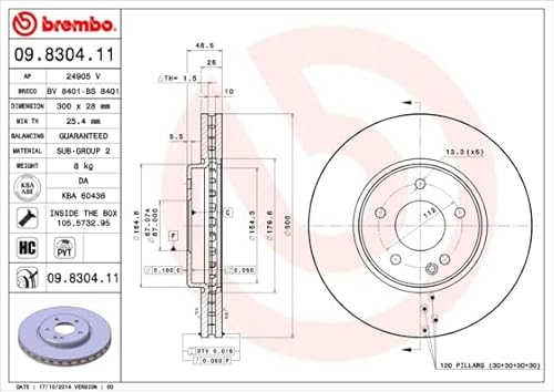 Brembo Bremsscheiben Coated + Beläge Vorne + Hinten für Mercedes CLK A208 C208 von Brembo Bundle