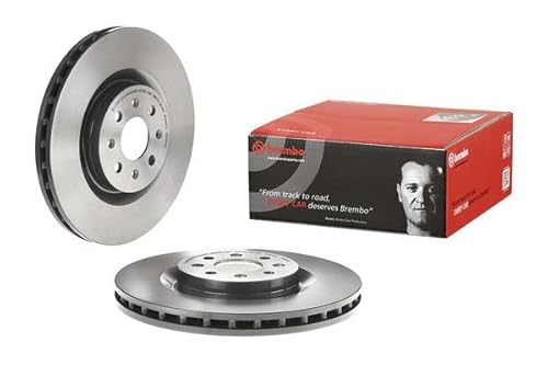 Brembo Bremsscheiben Coated + Bremsbeläge Vorne + Hinten für Abarth Punto 199x von Brembo Bundle