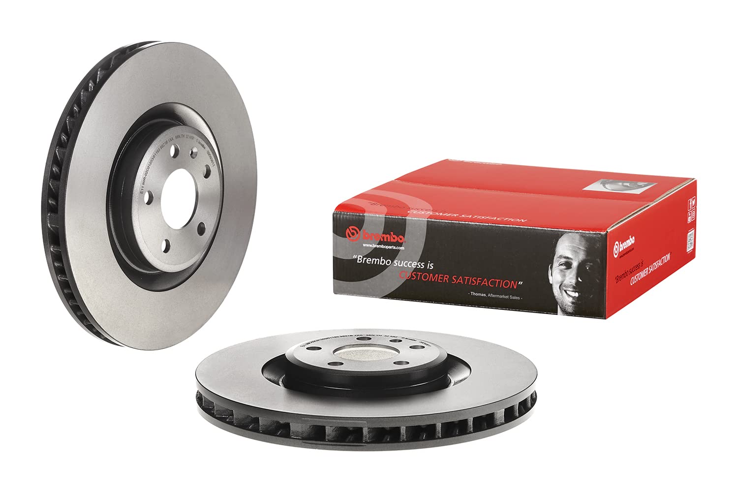 2 St. Bremsscheibe COATED DISC LINE - 09.D936.11 BREMBO von Brembo