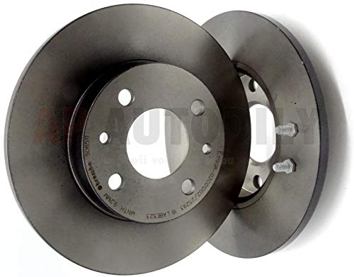 BREMBO 08.5085.11 Bremsscheibe Scheibenbremsen, Bremsscheiben (x2) von Brembo