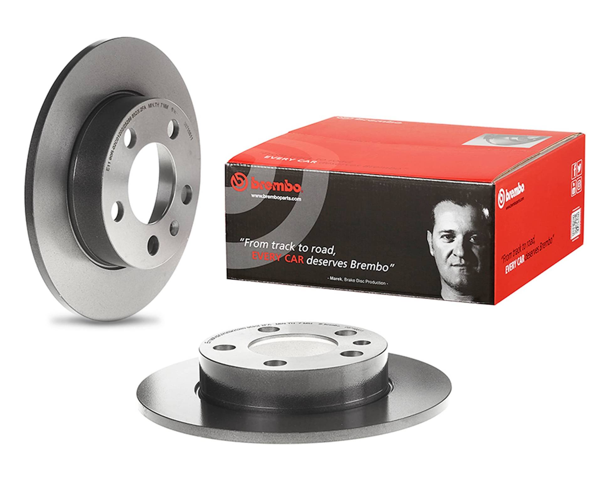 BREMBO 08.7165.1X Bremsscheiben von Brembo