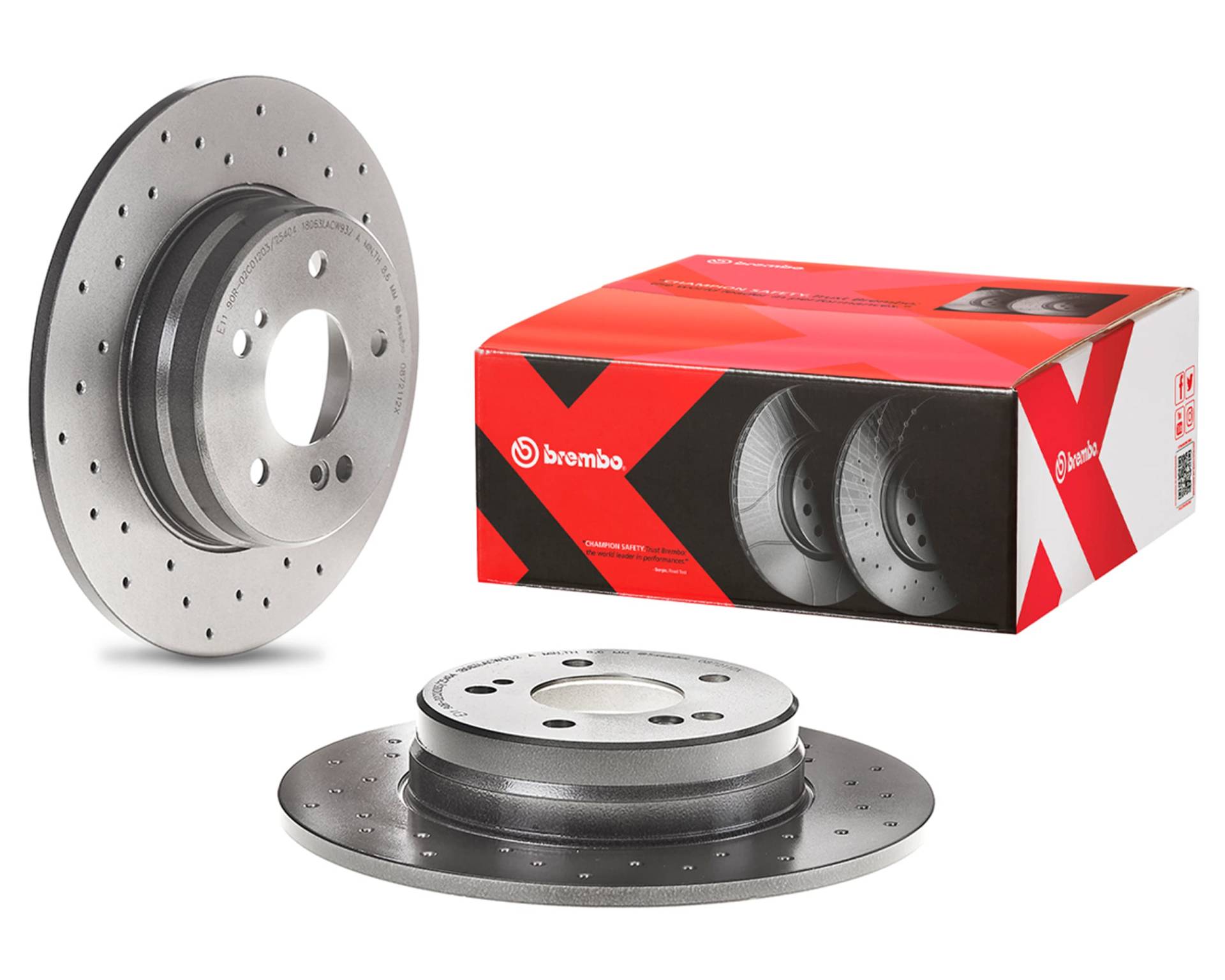 BREMBO 08.7211.2X Bremsscheiben von Brembo