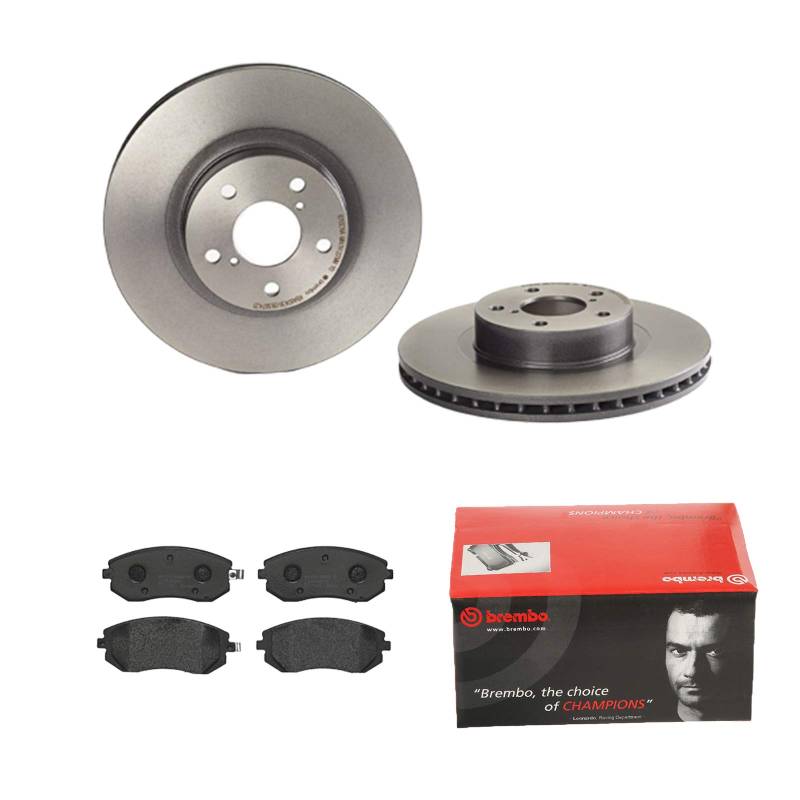 BREMBO BREMSSCHEIBEN Ø276MM + BREMSBELÄGE VORNE FÜR SUBARU IMPREZA FORESTER von Brembo