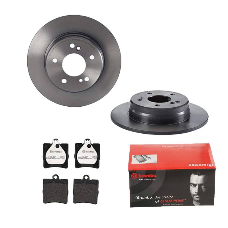 BREMBO BREMSSCHEIBEN COATED Ø278mm + BREMSBELÄGE HINTEN FÜR MERCEDES SLK R170 von Brembo