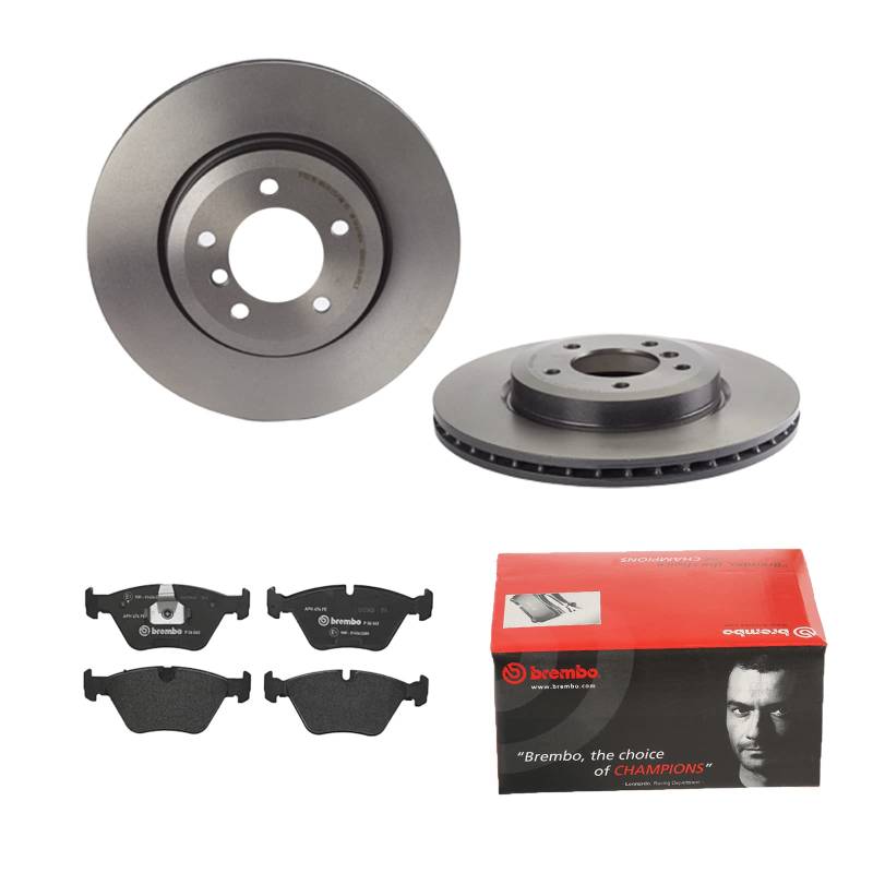 BREMBO BREMSSCHEIBEN COATED Ø325 + BREMSBELÄGE VORNE FÜR BMW 3 E46 3 TOURING von Brembo