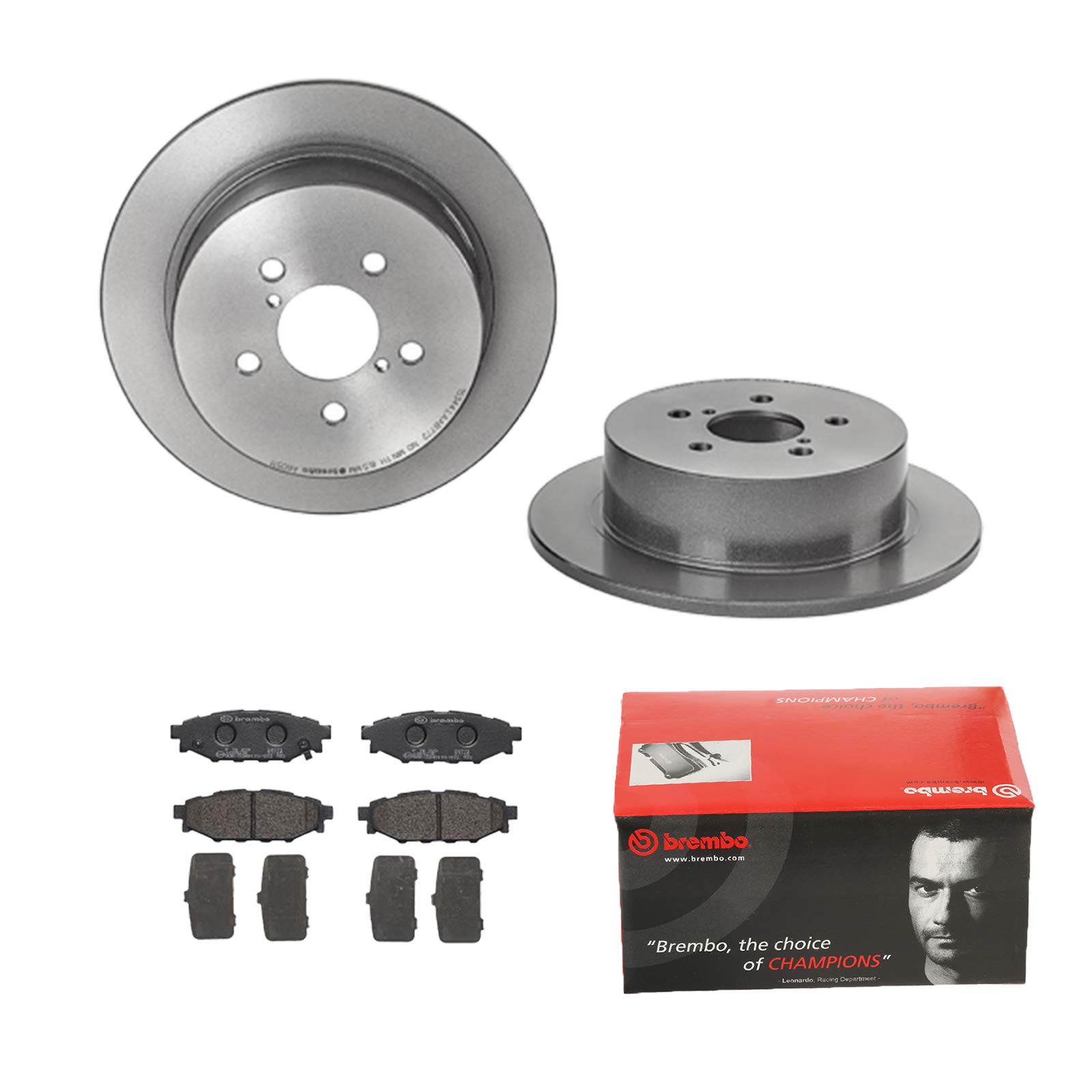 BREMBO BREMSSCHEIBEN Ø274MM + BREMSBELÄGE HINTEN FÜR SUBARU OUTBACK LEGACY IV von Brembo