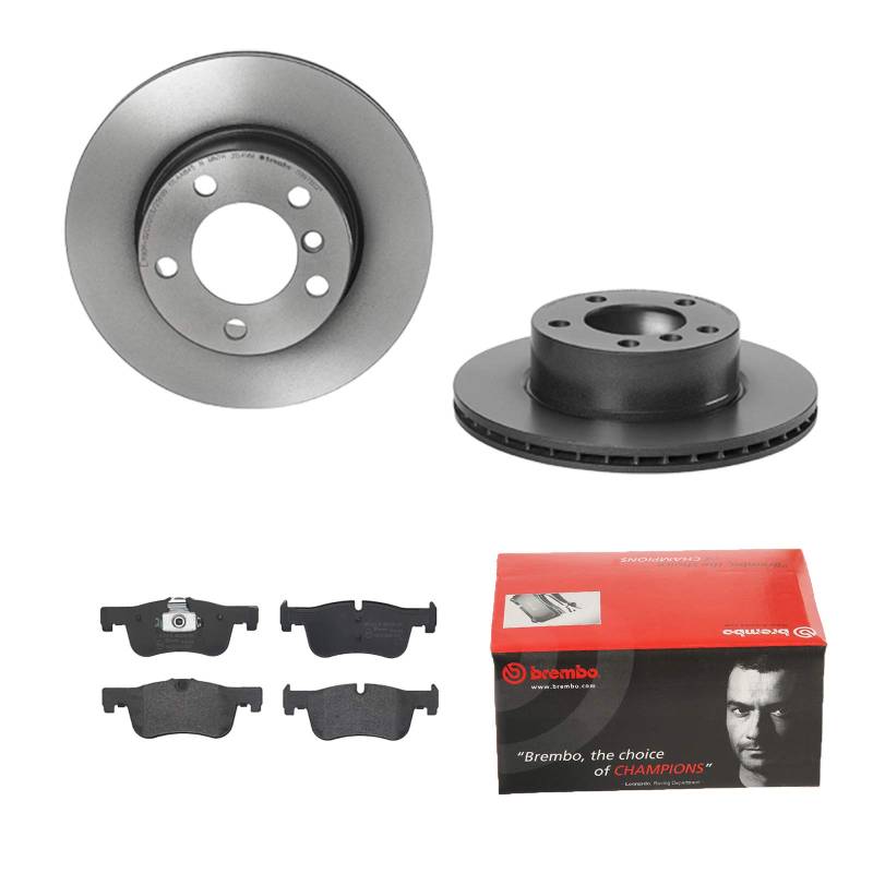 BREMBO BREMSSCHEIBEN COATED Ø284mm + BREMSBELÄGE VORNE FÜR BMW 1 F20 F21 2 F23 von Brembo