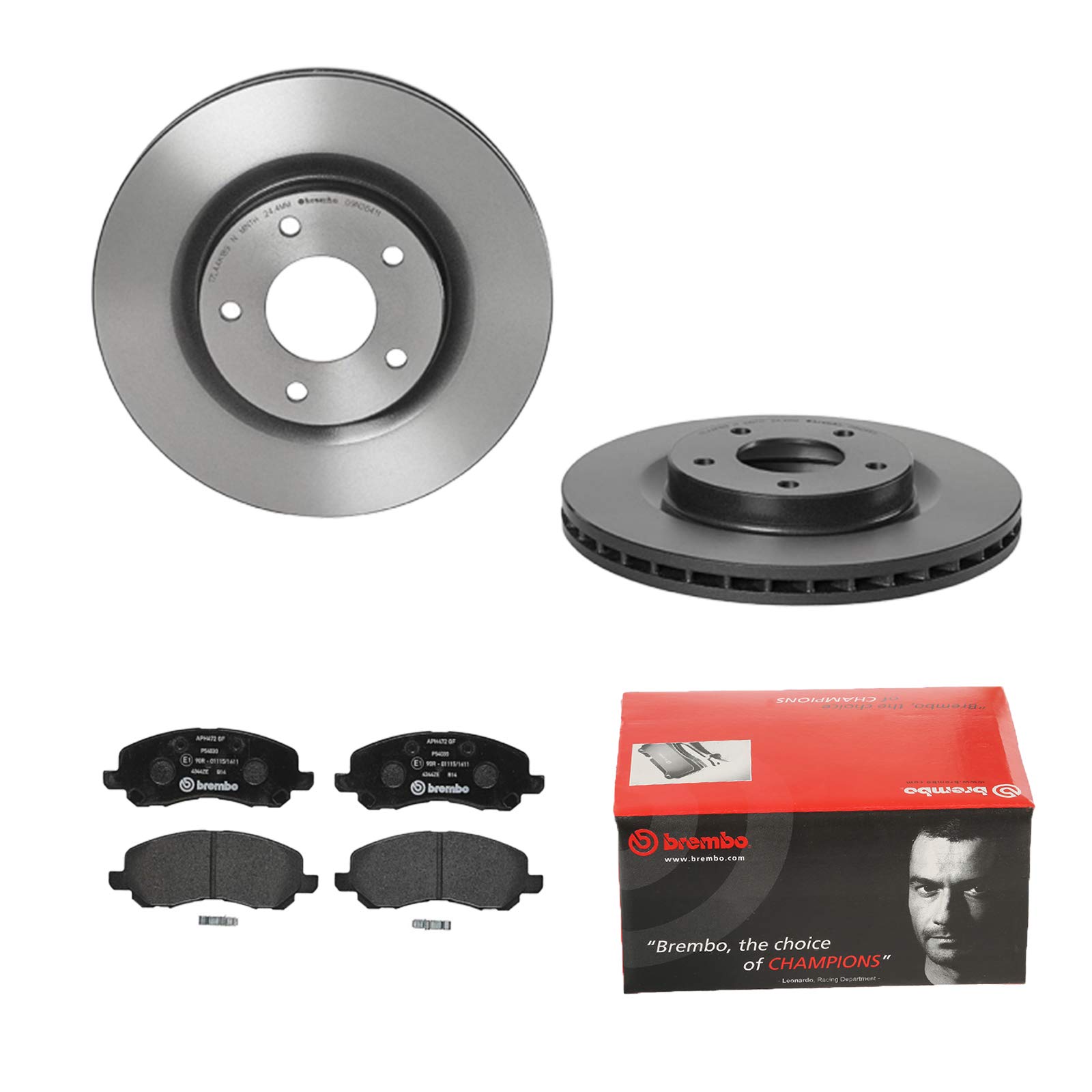 BREMBO BREMSSCHEIBEN Ø294mm + BREMSBELÄGE VORNE FÜR MITSUBISHI AS PEUGEOT 4008 von Brembo