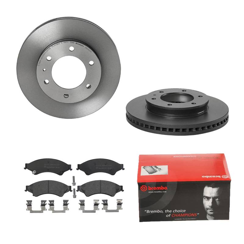 BREMBO BREMSSCHEIBEN Ø302mm + BREMSBELÄGE VORNE FÜR FORD RANGER TKE MAZDA BT-50 von Brembo