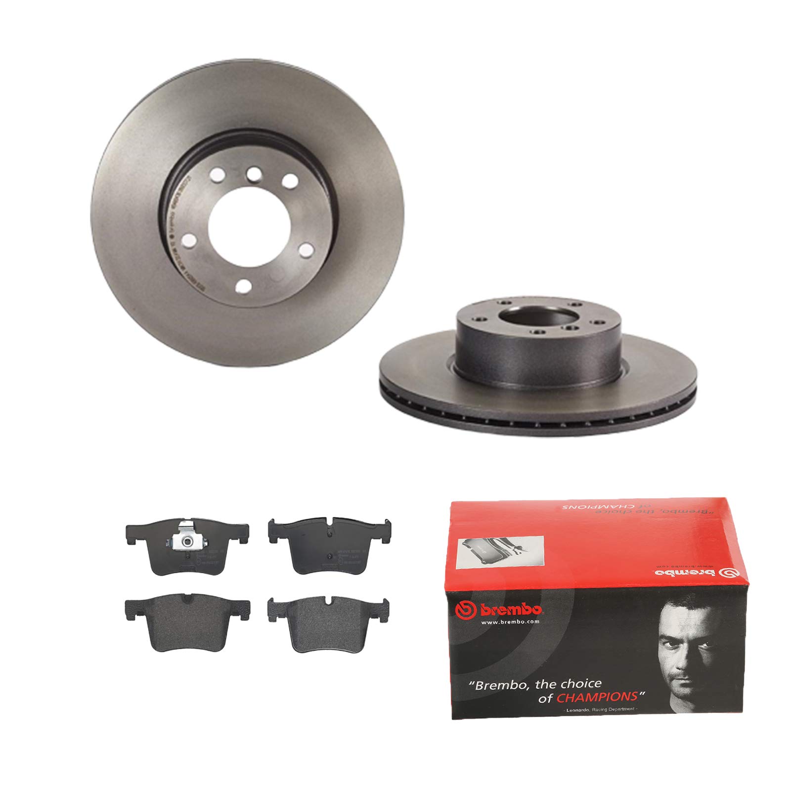 BREMBO BREMSSCHEIBEN Ø312 + BREMSBELÄGE VORNE FÜR BMW 3 3 TOURING F31 4 GRAN von Brembo