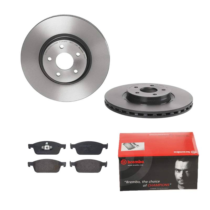 BREMBO BREMSSCHEIBEN Ø320mm + BREMSBELÄGE VORNE FÜR FORD TOURNEO CONNECT / von Brembo