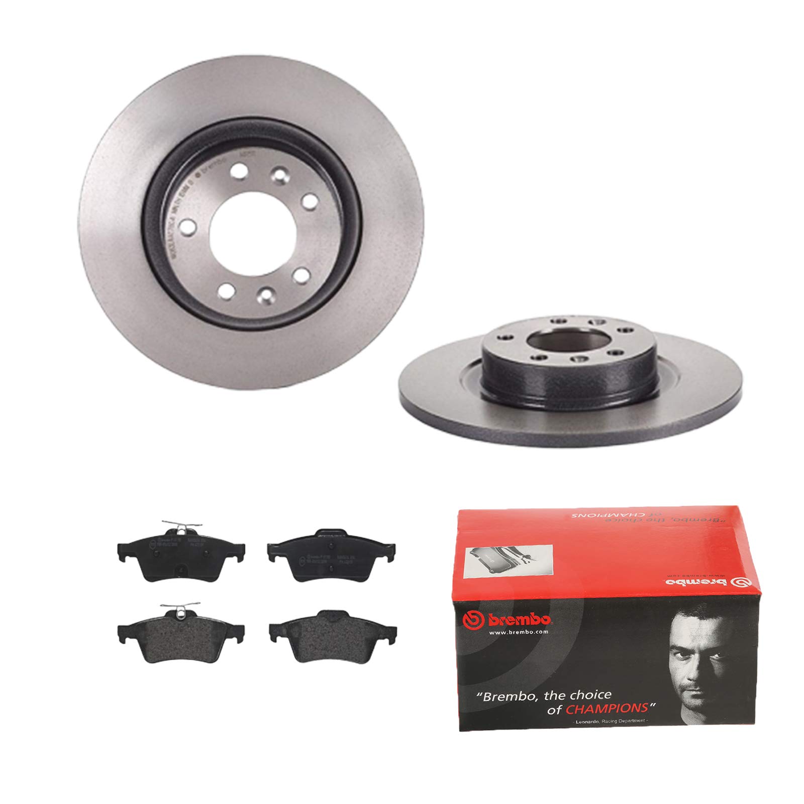 BREMBO BREMSSCHEIBEN Ø290 + BREMSBELÄGE HINTEN FÜR PEUGEOT 508 1 8DX 508 SW 8EX von Brembo