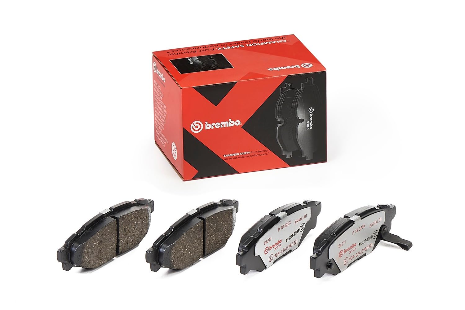 BREMBO Bremsbelagsatz, Scheibenbremse P78020X von Brembo