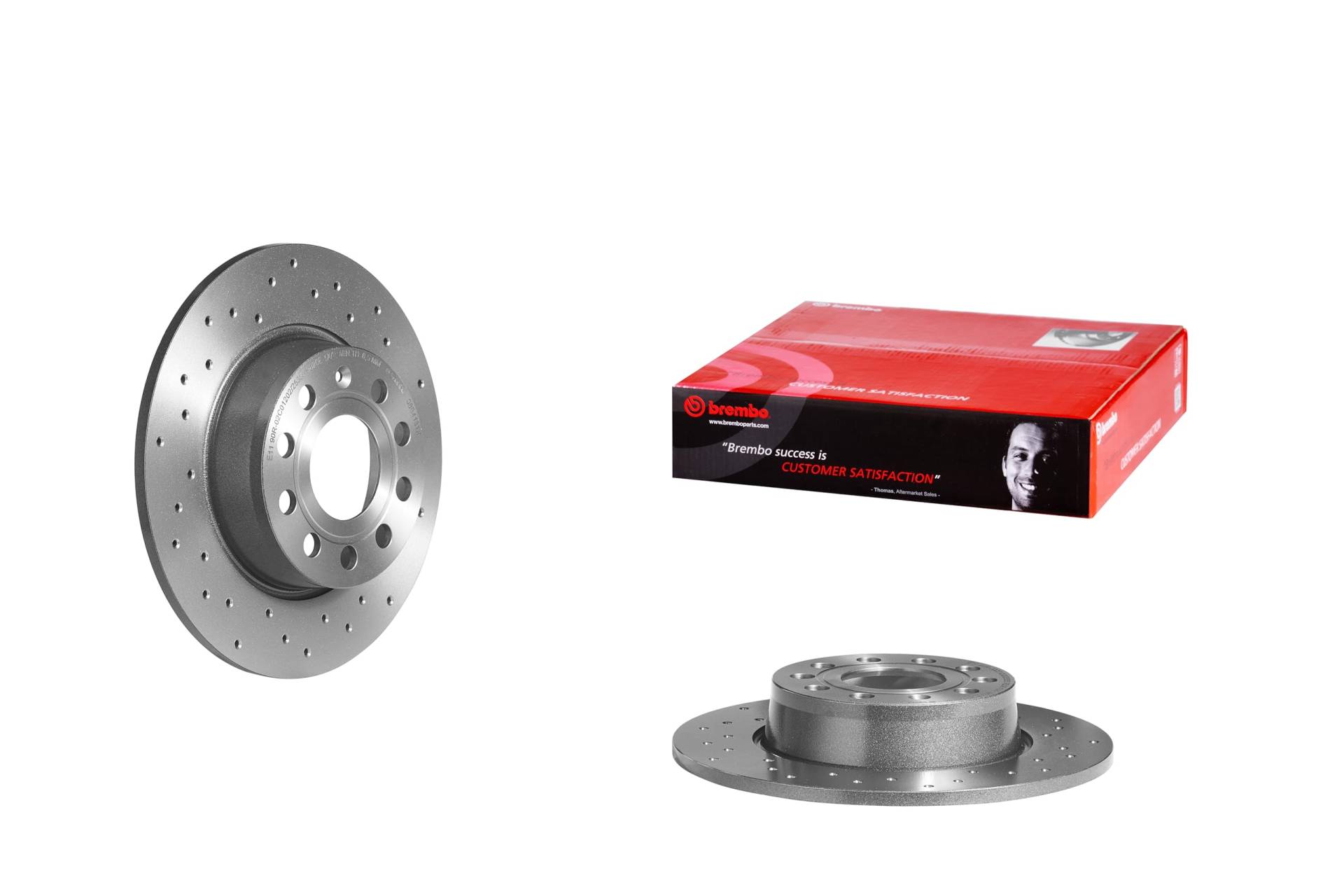 Brembo BX AU A1 (8X1) P 08.B413.1X Bremsscheiben, Set of 2 von Brembo