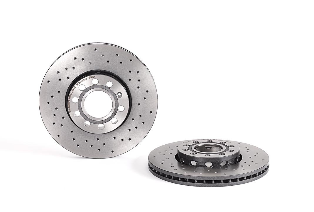 BREMBO 2 Bremsscheiben Bremsscheiben Rotoren 09.5745.2X von Brembo