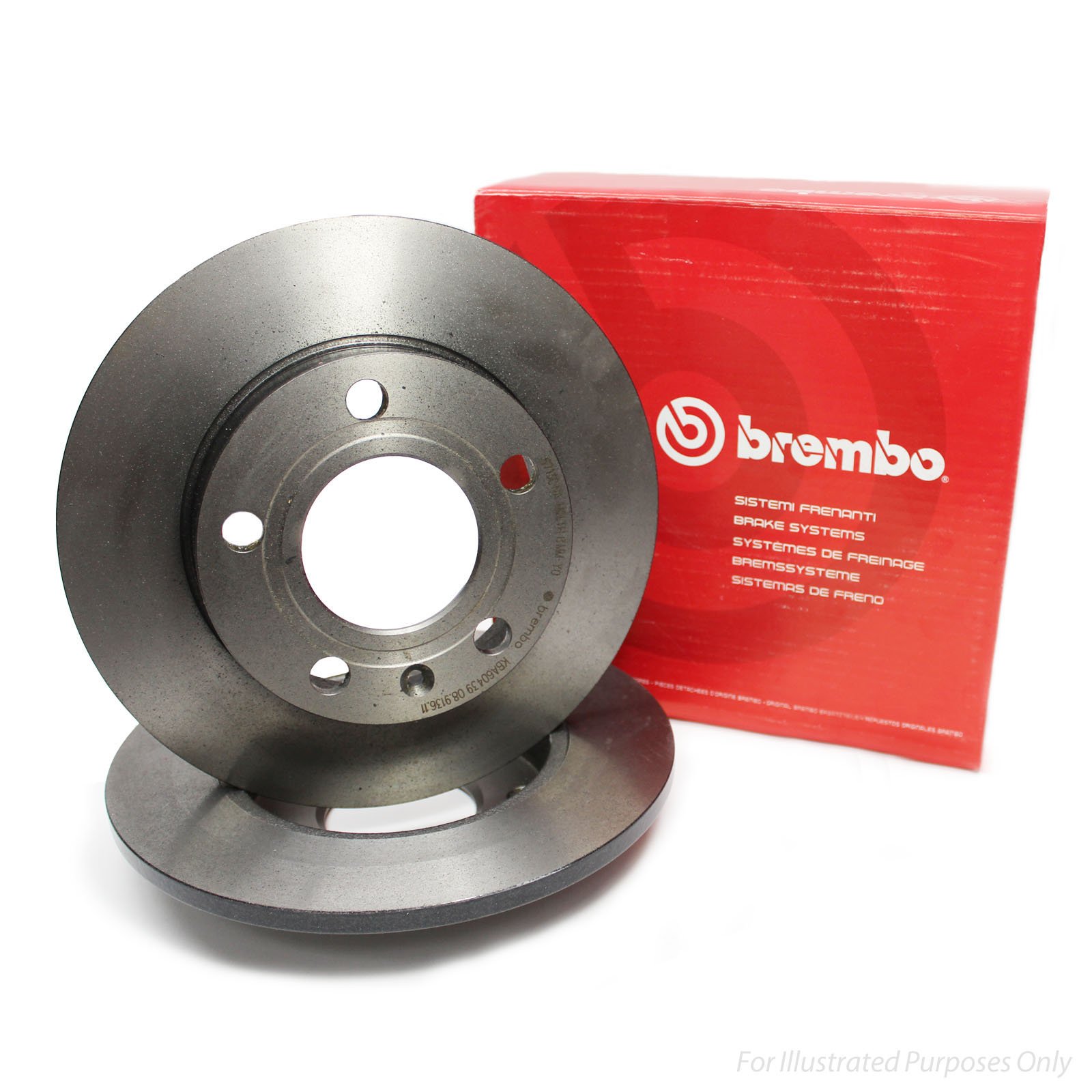 Brembo 08.2985.75 Vordere Bremsscheibe, Anzahl 2 von Brembo