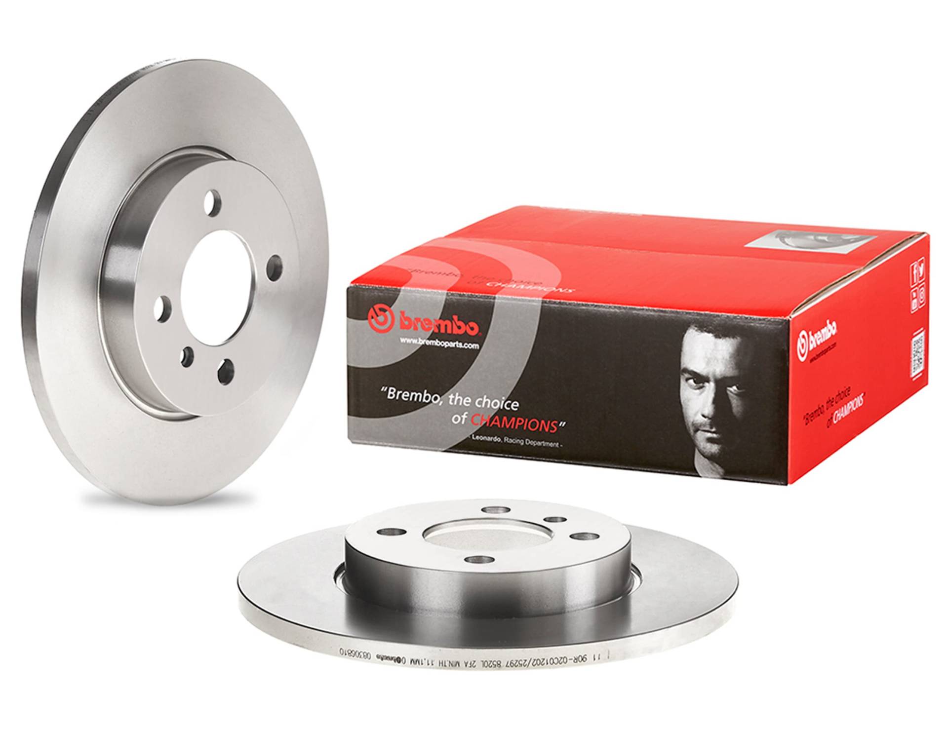 Brembo 08.3068.10 Bremsscheibe - Paar von Brembo