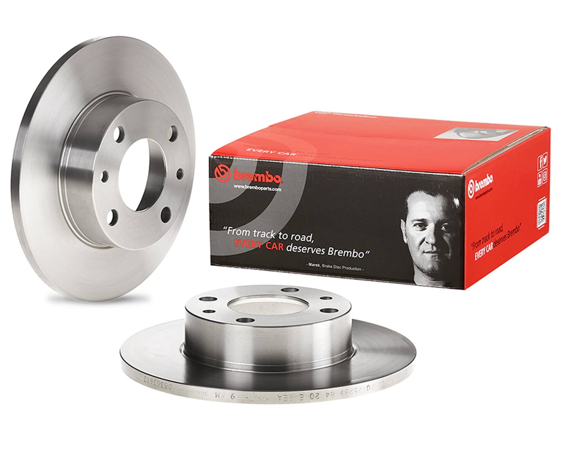 Brembo 08.3636.10 Bremsscheibe - Paar von Brembo