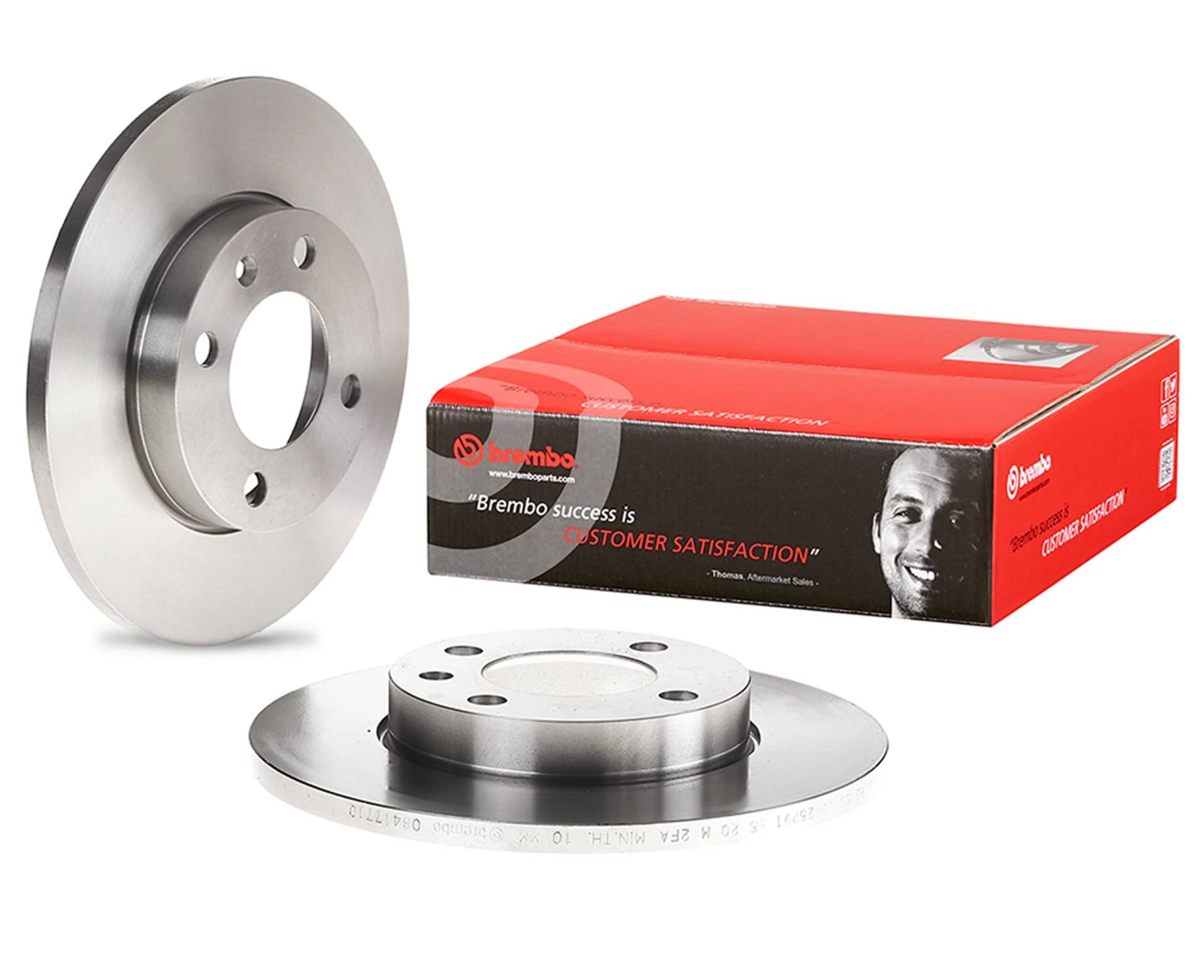 Brembo 08.4177.10 Bremsscheibe - Paar von Brembo