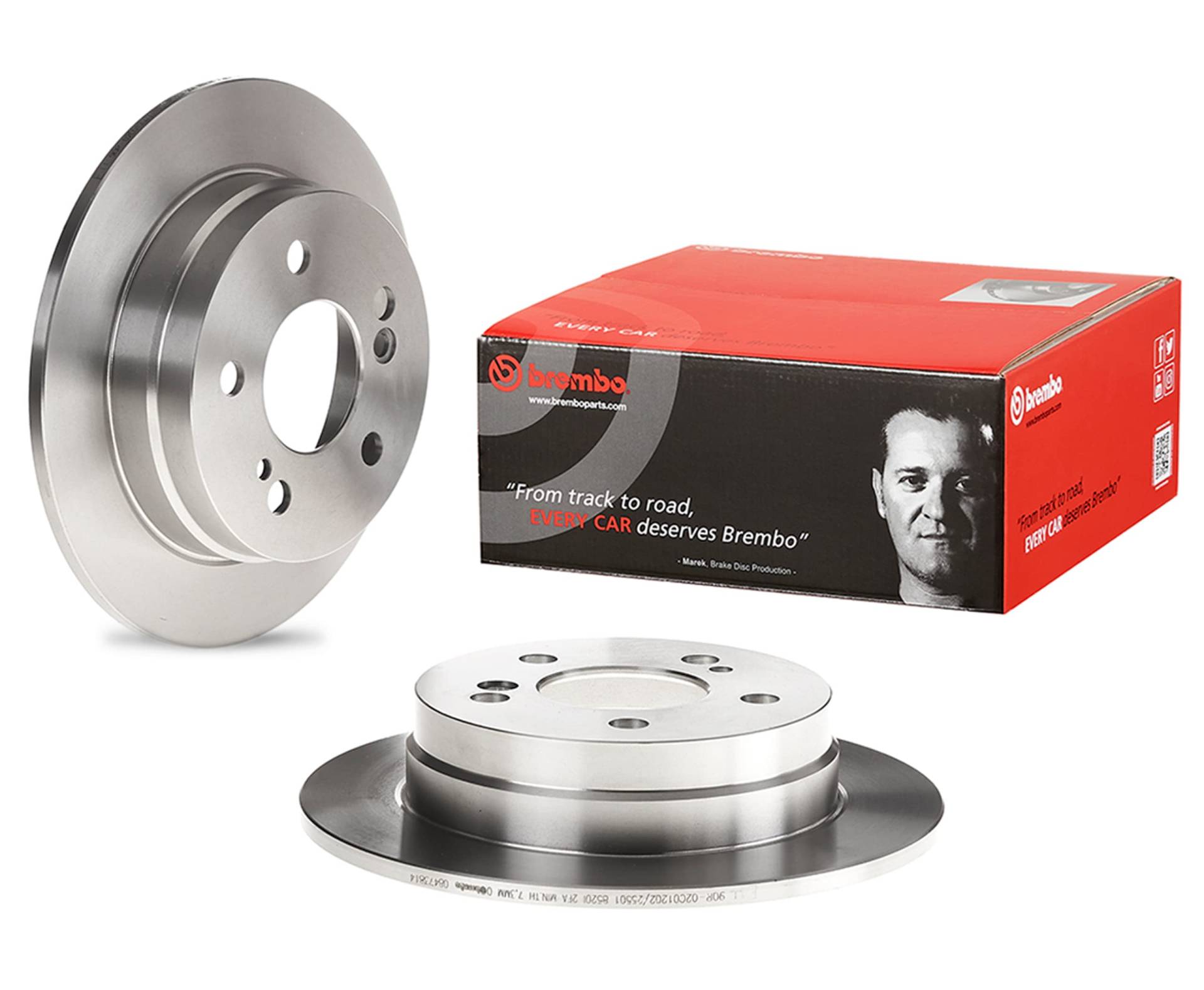 Brembo 08.4738.14 Bremsscheibe - Paar von Brembo