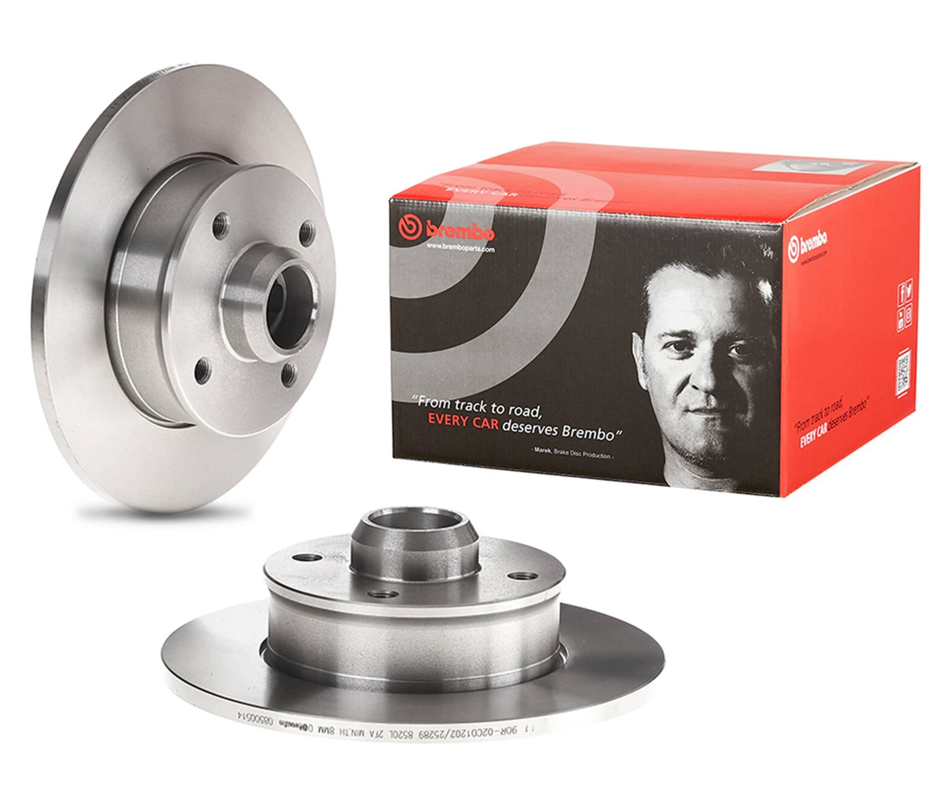 Brembo 08.5005.14 Bremsscheibe - Paar von Brembo