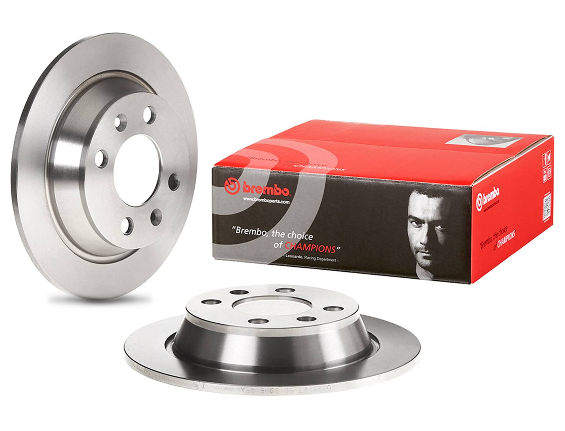 Brembo 08.5037.10 Bremsscheibe - Paar von Brembo