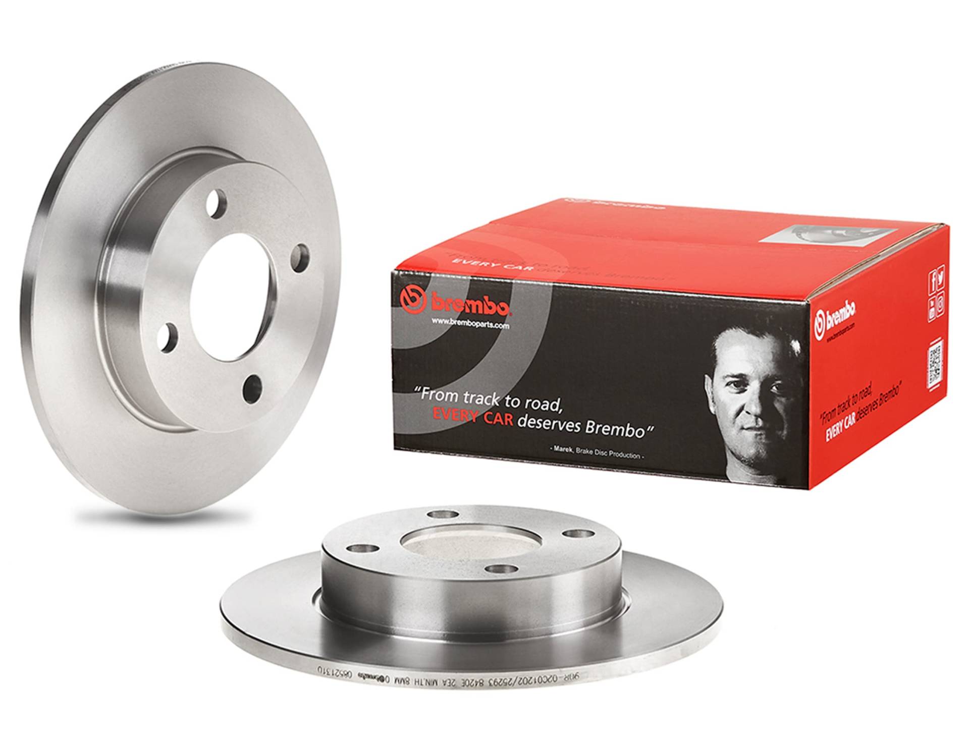 Brembo 08.5213.10 Bremsscheibe - Paar von Brembo