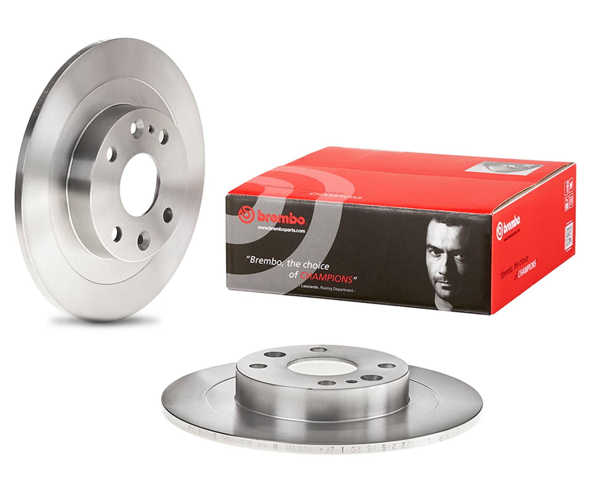 Brembo 08.6857.10 Bremsscheibe - Paar von Brembo