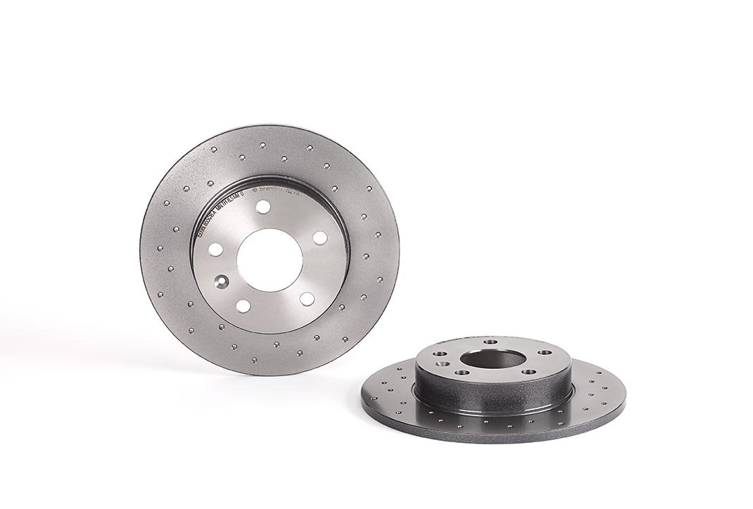 BREMBO 08.7627.1X Bremsscheibe Scheibenbremsen, Bremsscheiben (x2) von Brembo