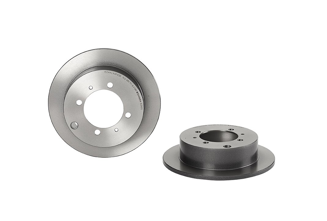 Brembo 08.8316.11 - Bremsscheibe mit UV-Lack (Set mit 2 Stück) - hinten von Brembo