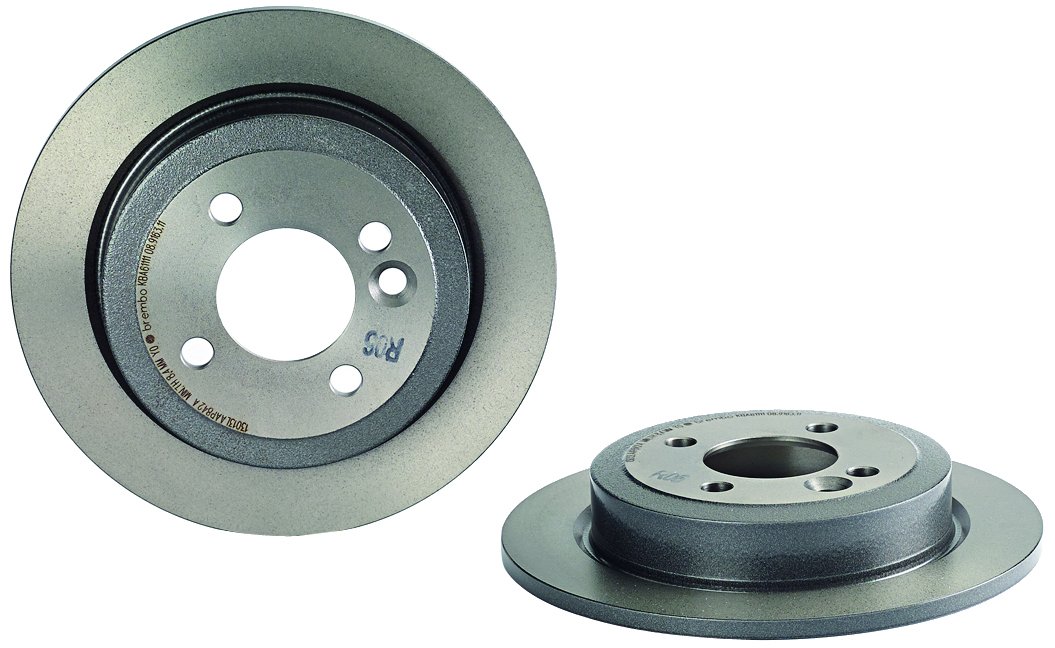 Brembo 08.9163.11 Hintere Bremsscheibe, Anzahl 2 von Brembo