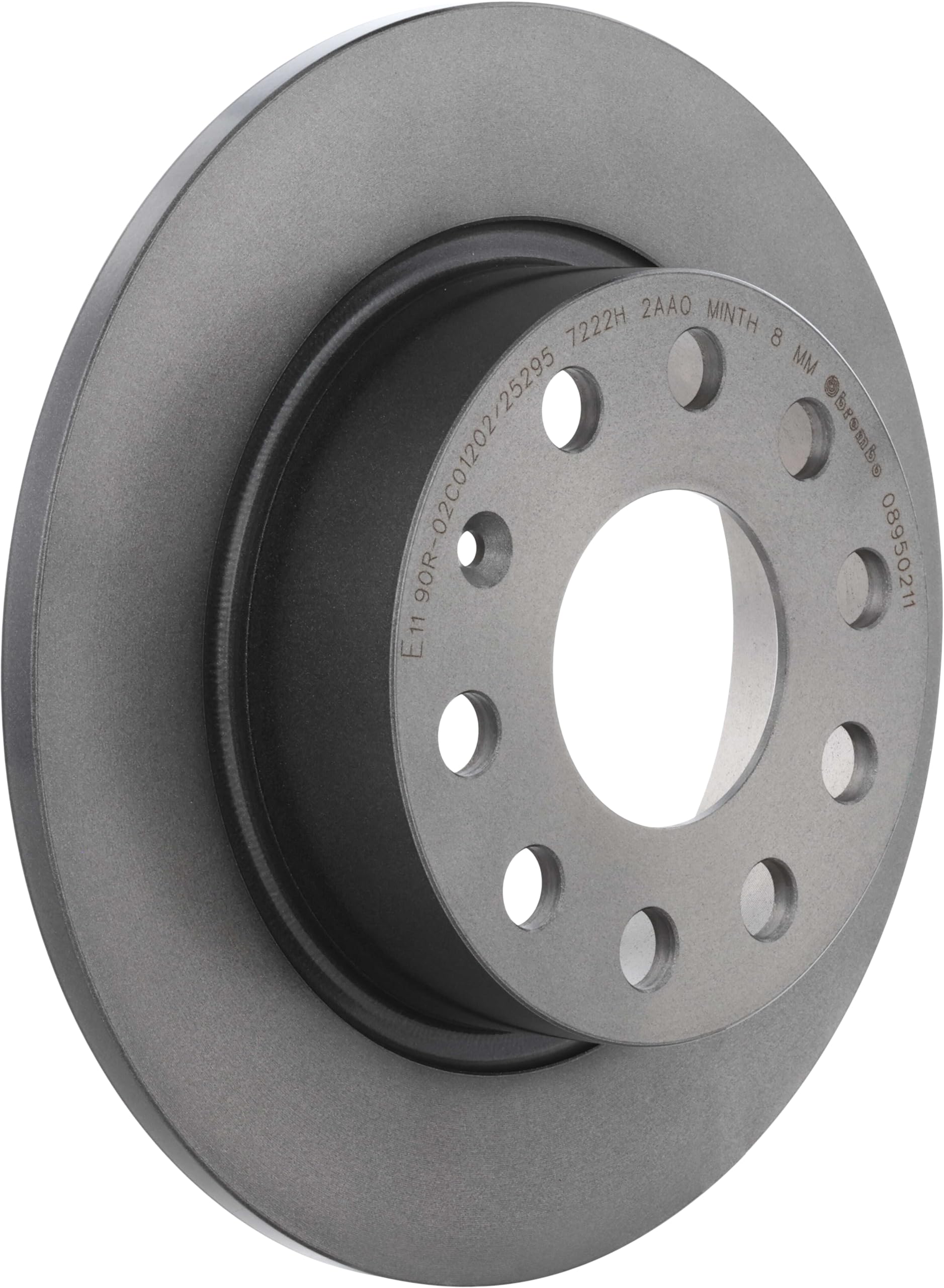 Brembo 08.9502.11 Hintere Bremsscheibe mit UV Lackierung, Anzahl 2 von Brembo