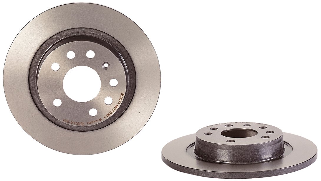 Brembo 08.9511.11 Hintere Bremsscheibe, Anzahl 2 von Brembo