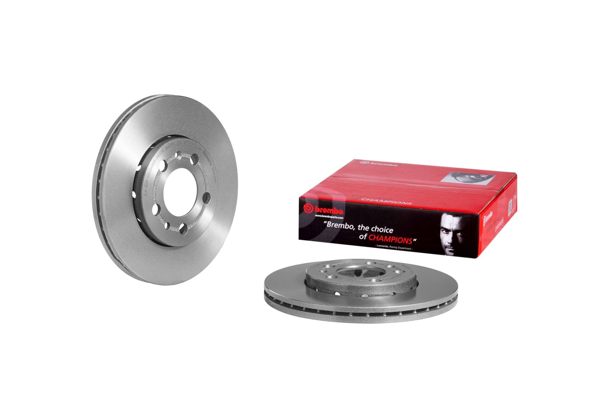 Brembo 09.7011.11 Vordere Bremsscheibe mit UV Lackierung, Anzahl 2 von Brembo