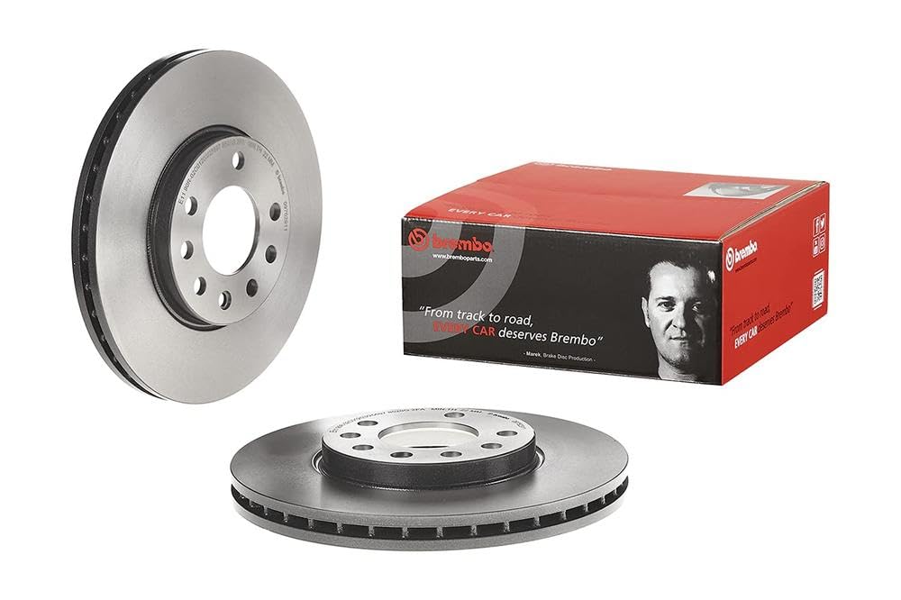 Brembo 09.7629.11 Vordere Bremsscheibe mit UV Lackierung, Anzahl 2 von Brembo