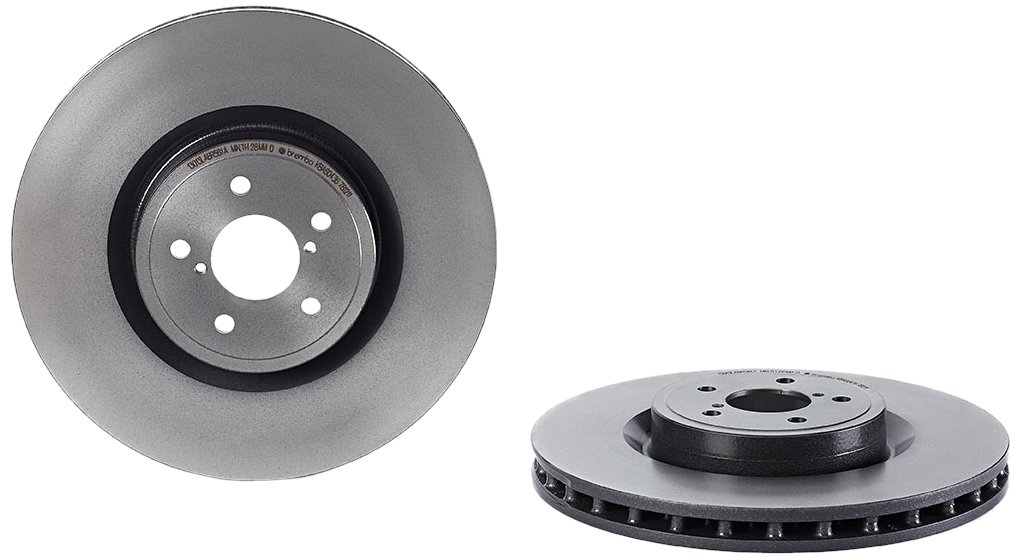 Brembo 09.7812.11 Vordere Bremsscheibe mit UV Lackierung von Brembo