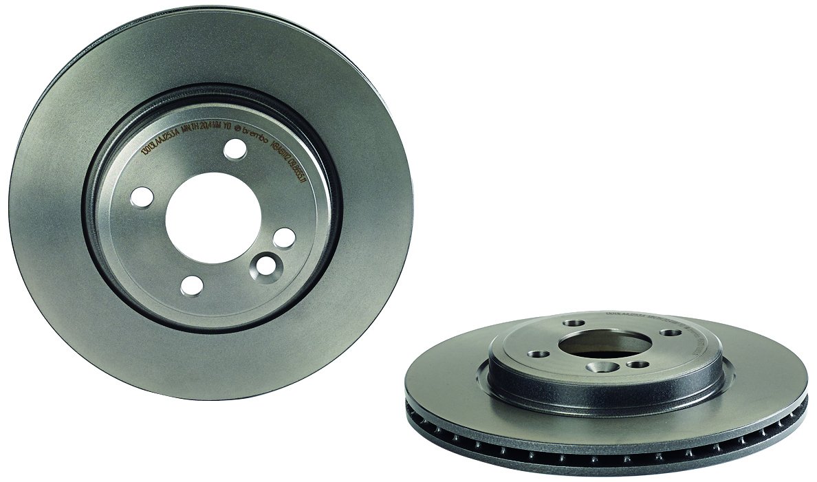 Brembo 09.8655.11 Vordere Bremsscheibe mit UV Lackierung, Anzahl 2 von Brembo