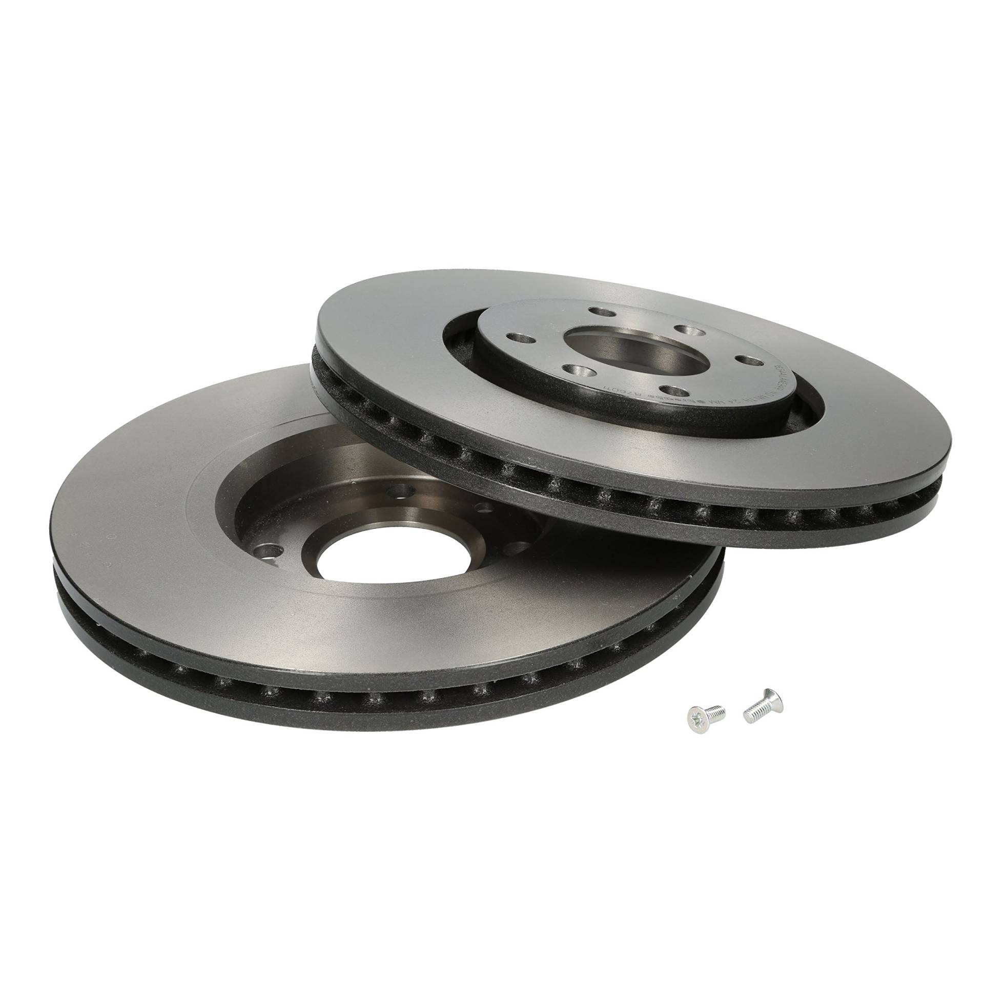 Brembo 09.8760.11 Vordere Bremsscheibe mit UV Lackierung, Anzahl 2 von Brembo