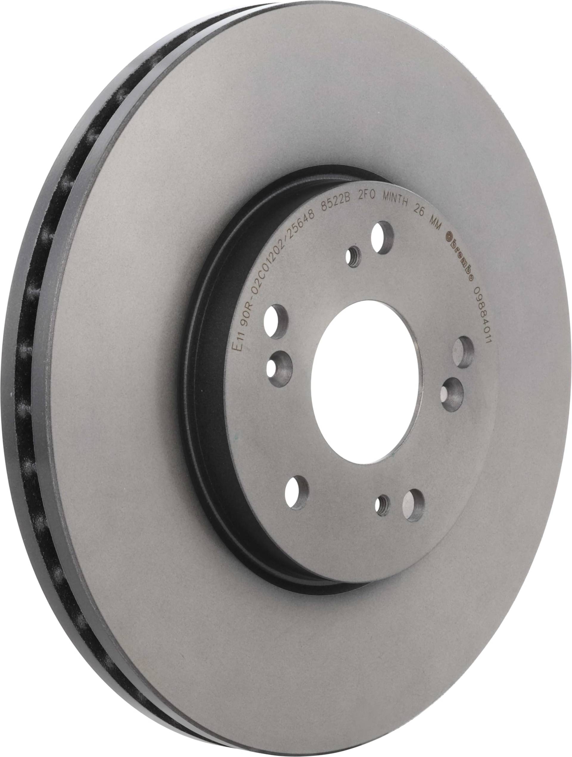 Brembo 09.8840.11 Vordere Bremsscheibe mit UV Lackierung, Anzahl 2 von Brembo