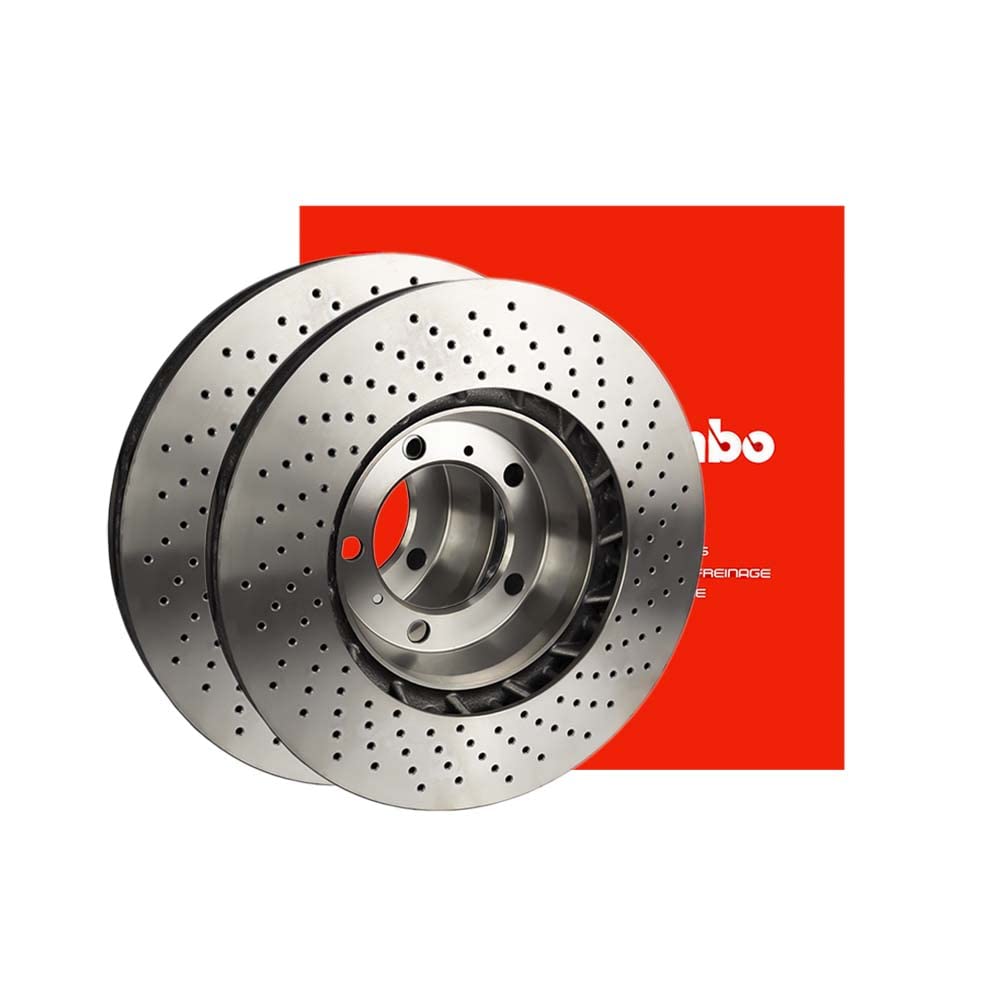 Brembo 09.8890.21 Hintere Bremsscheibe mit UV Lackierung, Anzahl 2 von Brembo