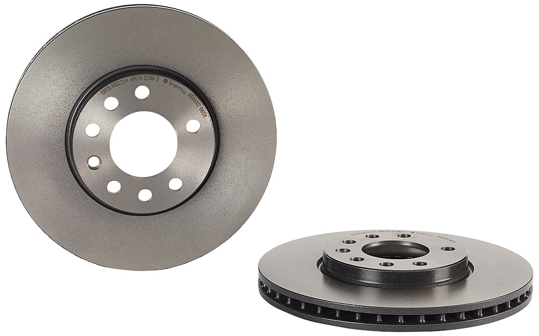 Brembo 09.9165.11 Vordere Bremsscheibe, Anzahl 2 von Brembo