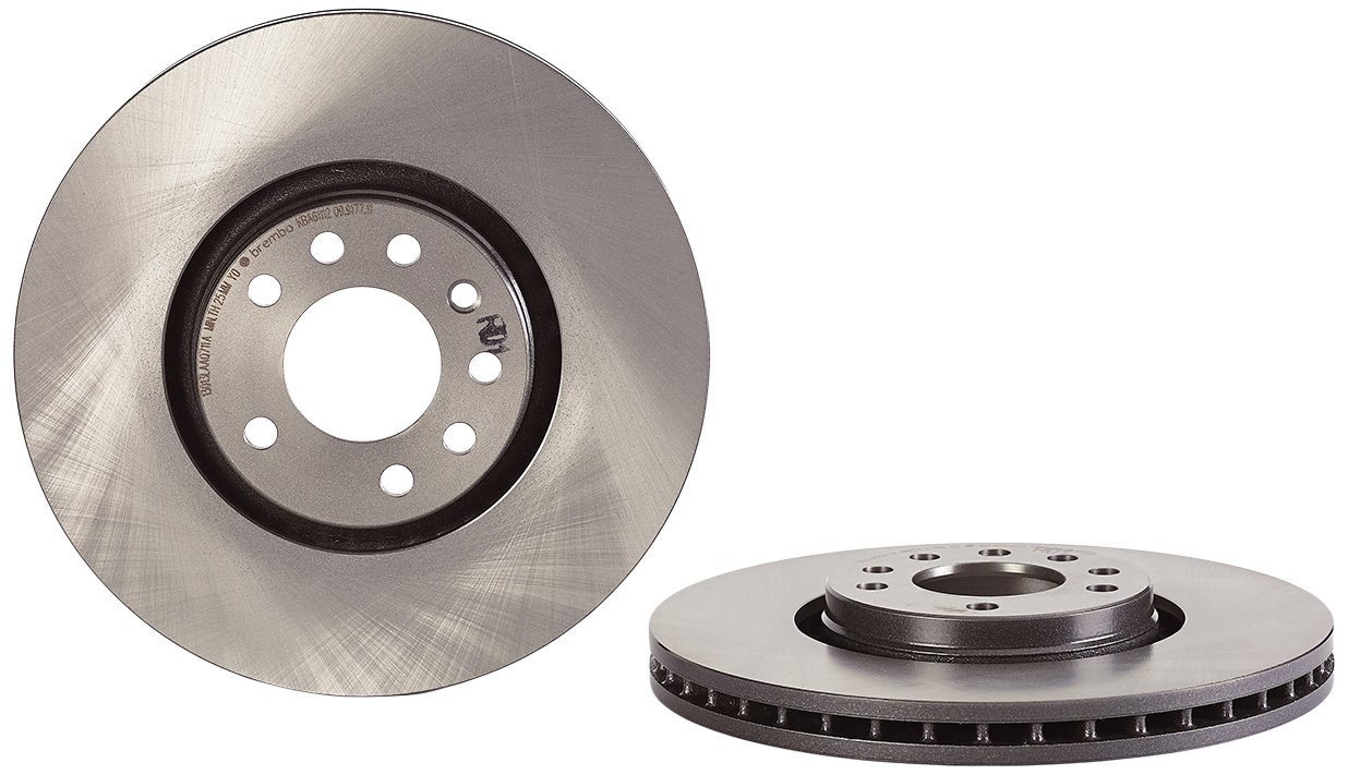 Brembo 09.9177.11 Vordere Bremsscheibe mit UV Lackierung, Anzahl 2 von Brembo