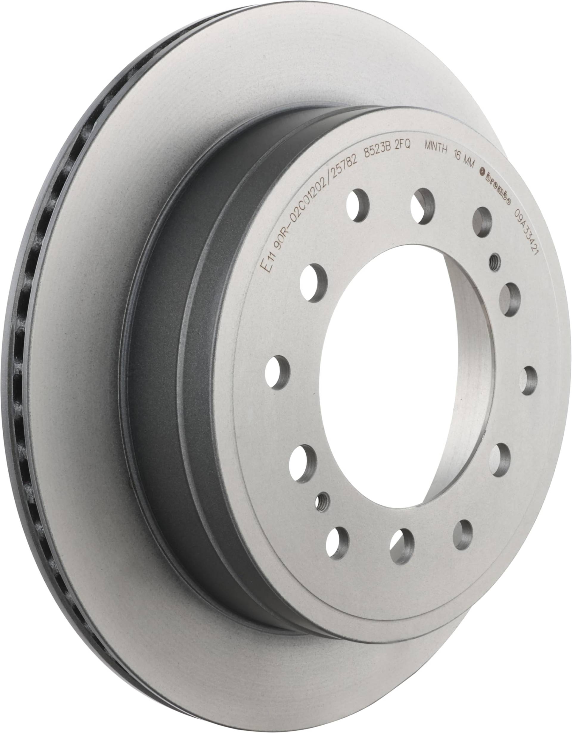 Brembo 09.A334.21 - Hintere Bremsscheibe mit UV-Lackierung von Brembo