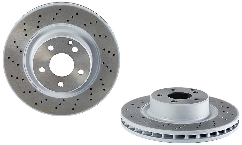 Brembo 09.A353.11 Vordere Bremsscheibe mit UV-Lackierung von Brembo