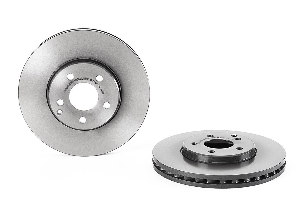 Brembo 09.A447.11 Vordere Bremsscheibe mit UV Lackierung, Anzahl 2 von Brembo