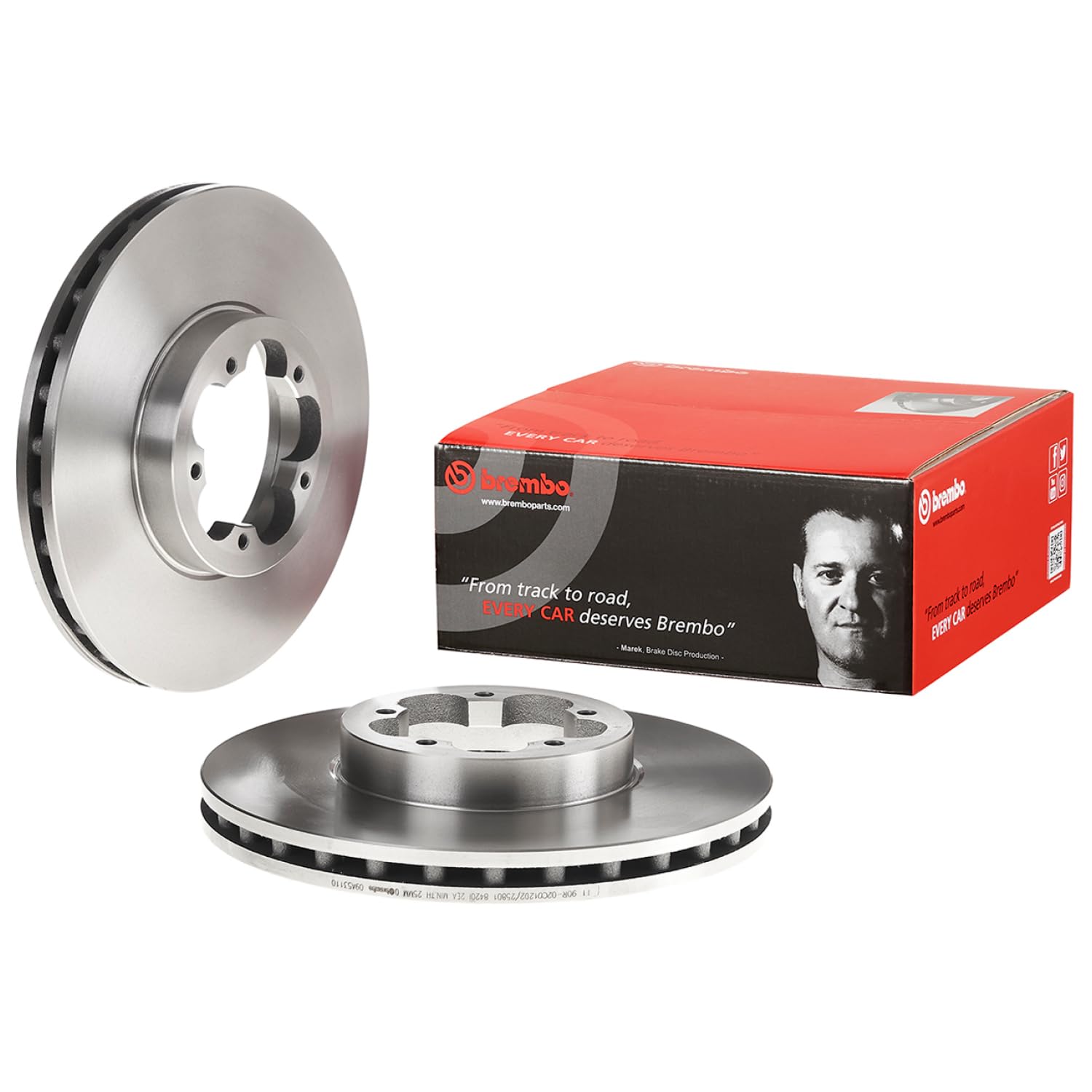 Brembo 09.A531.10 Bremsscheibe - Paar von Brembo