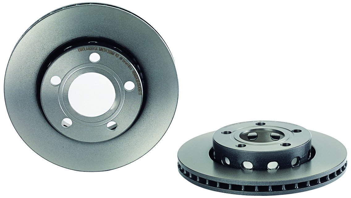 Brembo 09.A597.11 Hintere Bremsscheibe mit UV Lackierung, Anzahl 2 von Brembo