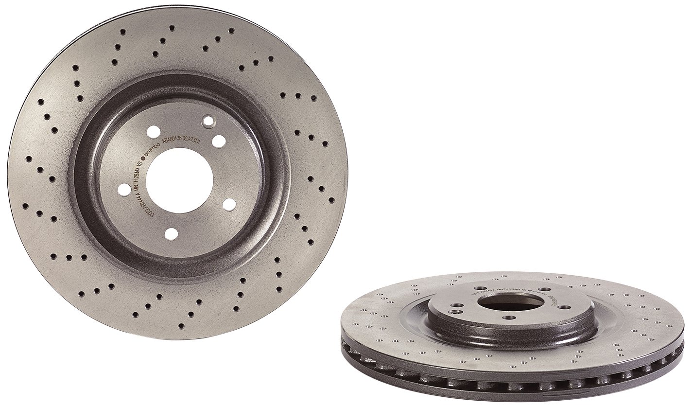 Brembo 09.A731.11 COATED DISC LINE Bremsscheibe - 1 Stück von Brembo