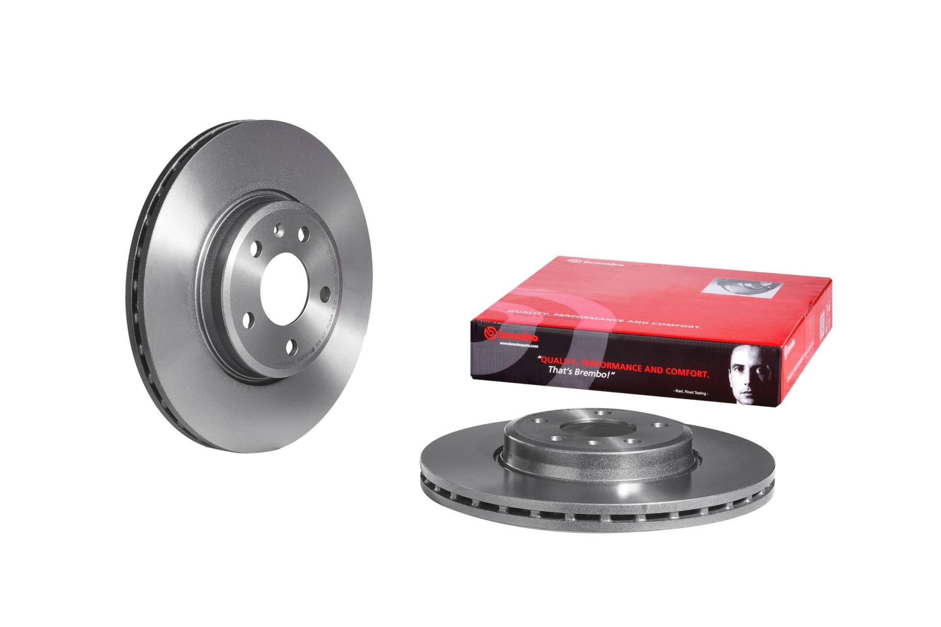 Brembo 09.A820.11 COATED DISC LINE Bremsscheibe - 1 Stück von Brembo